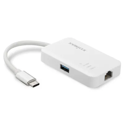 Edimax EU-4308 Adaptador USB-C a 3x USB 3.0 1x RJ-45 Gigabit Edimax EU-4308 Adaptador USB-C a 3x USB 3.0 1x RJ-45 Gigabit