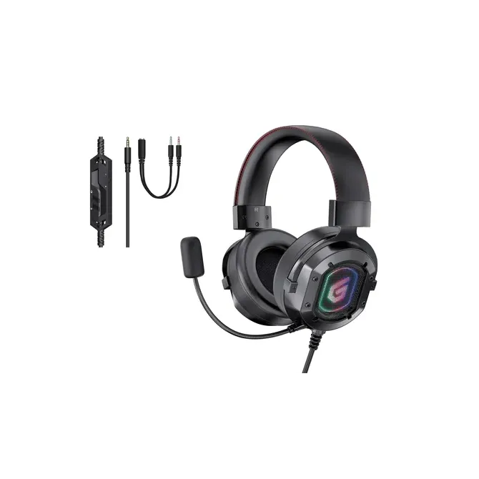 Conceptronic ATHAN03B Auriculares Gaming 7.1 Negros