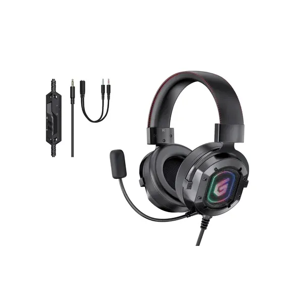 Conceptronic ATHAN03B Auriculares Gaming 7.1 Negros 