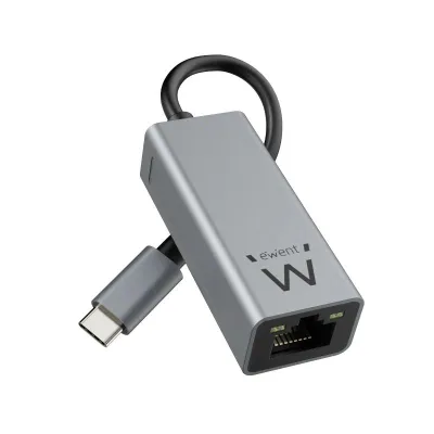 Ewent adaptador de red gigabit usb-c aluminio Ewent adaptador de red gigabit usb-c aluminio