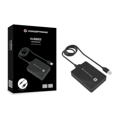 Conceptronic HUBBIES11B HUB 4 Puertos USB 3.0 Conceptronic HUBBIES11B HUB 4 Puertos USB 3.0