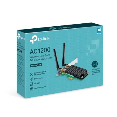 TP-Link Archer T4E Tarjeta de Red Inalámbrica Dual Band AC1200