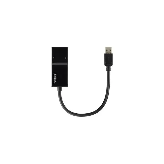 Belkin Adaptador USB 3.0 a Ethernet Gigabit Negro