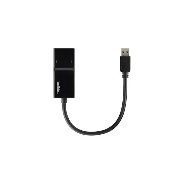 Belkin Adaptador USB 3.0 a Ethernet Gigabit Negro