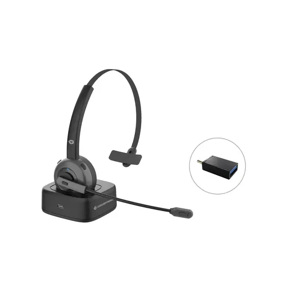 Conceptronic POLONA03BD Auricular Inalámbrico Bluetooth con Estación de Carga 