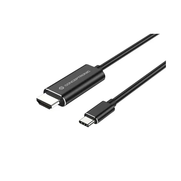 Conceptronic ABBY04B Cable USB-C Macho a HDMI Macho 4K 2m Negro