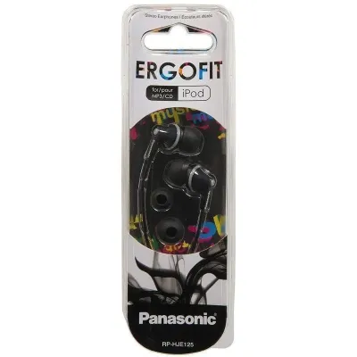 Auriculares Intrauditivos Panasonic RP-HJE125/ Jack 3.5/ Negros Auriculares Intrauditivos Panasonic RP-HJE125/ Jack 3.5/ Negros