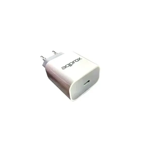Cargador De Pared Approx Appusbwall30 Para Red Domestica A Usb Tipo C 20w