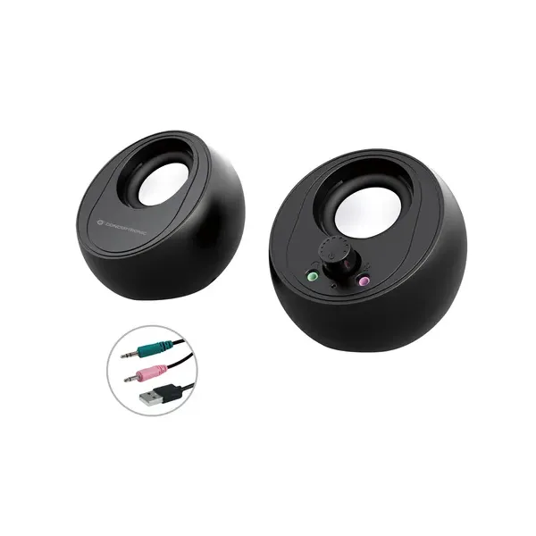 Conceptronic BJORN01B Altavoces Bluetooth Negros 