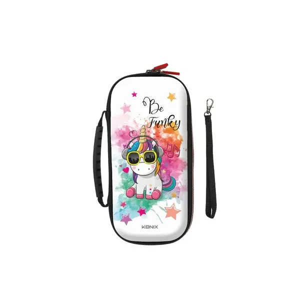 Funda Konix Switch Unik Be Funky Compatible Con Switch Y Version Lite Red Almacenaje 8 Cartuchos Kx-bp-unik-funky