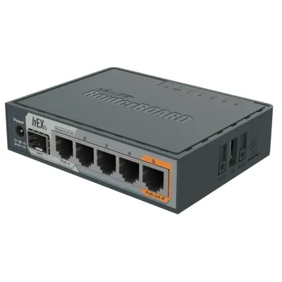 MikroTik RB760iGS hEX S Router 5 Puertos Gigabit + 1 SFP MikroTik RB760iGS hEX S Router 5 Puertos Gigabit + 1 SFP