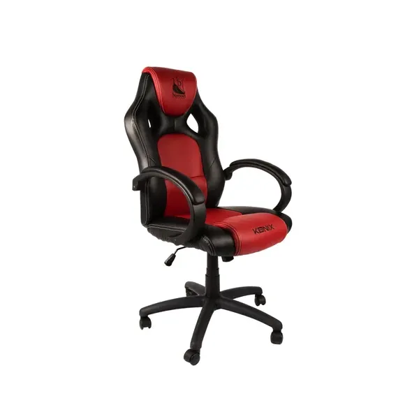 Silla Gamer Konix Drakkar Jotun Gran Comodidad Y Ergonomiaº Color Negro Y Rojo Kon Chair Dk Jotun