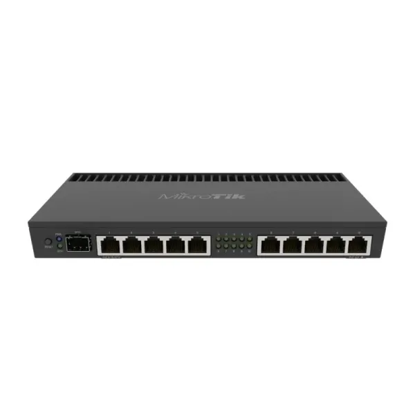 Mikrotik RB4011IGS+RM Router Ethernet 10 Puertos RJ45 Gigabit PoE + 1 Puerto SFP+ 10G