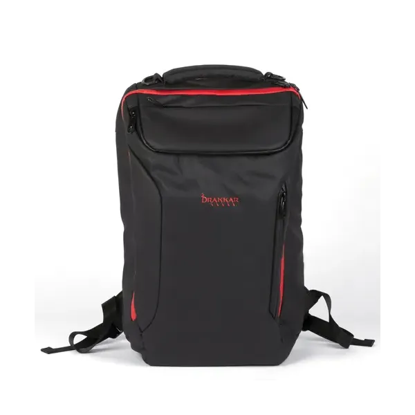 Mochila Gaming Konix Drakkar Ragnarr 17" Backpack 11 Bolsillos Interiores 4 Exteriores Kon Bag Dk Ragnarr
