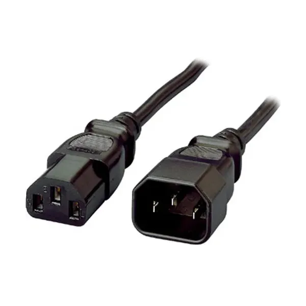 Equip Cable Extensor de Alimentación C14 a C13 Macho/Hembra 1.8m 