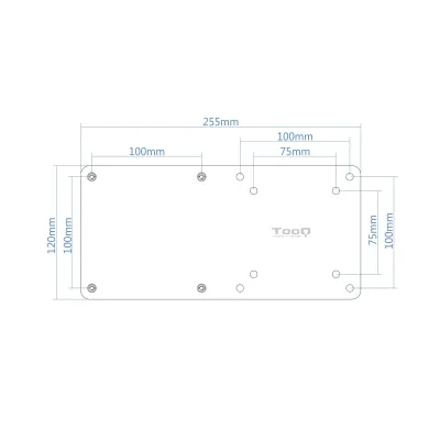 TooQ TCCH0007-B Soporte para Mini PC VESA 100X100 Máx. 
