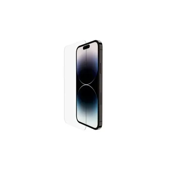 Belkin Protector de Pantalla Cristal Templado 9H con Revestimiento Antihuellas para iPhone 14 Pro 
