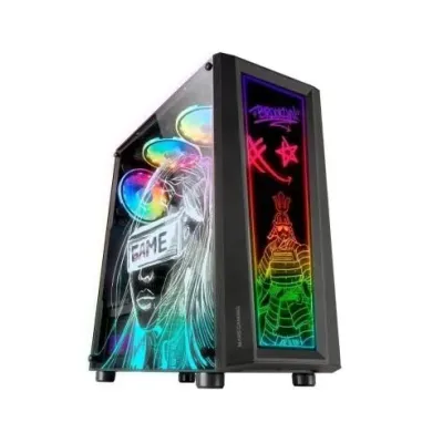 Mars Gaming MC-ART FRGB Cristal Templado USB 3.0 Negra