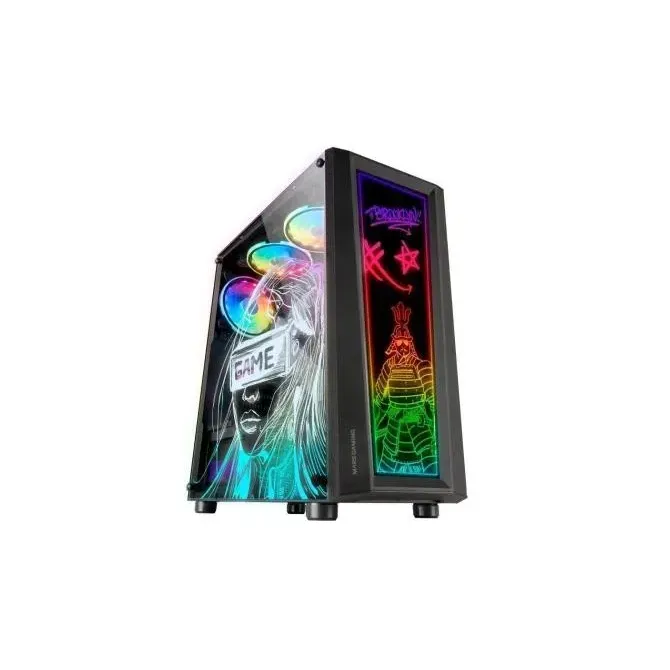 Mars Gaming MC-ART FRGB Cristal Templado USB 3.0 Negra