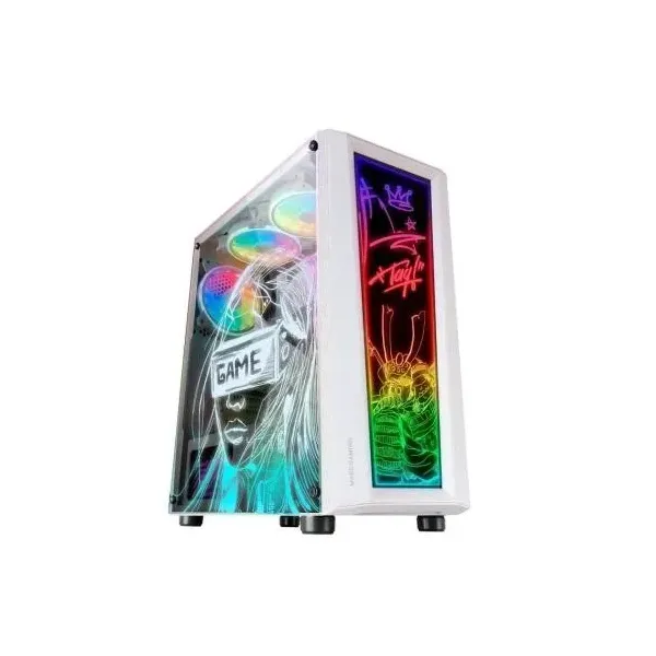 Mars Gaming MC-ART FRGB Cristal Templado USB 3.0 Blanca