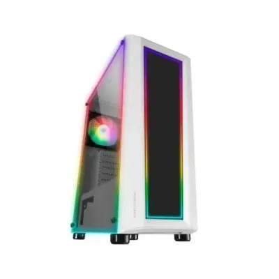 Mars Gaming MC-ART FRGB Cristal Templado USB 3.0 Blanca
