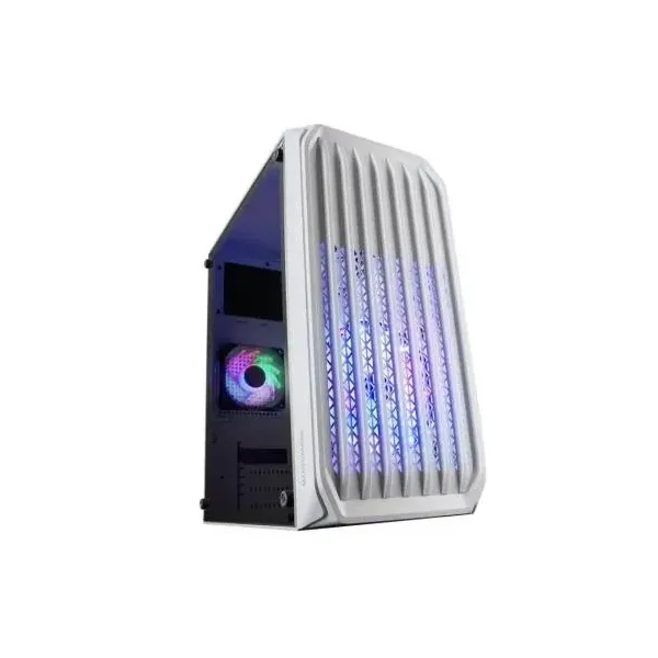 Mars Gaming MC-S2 Caja PC Micro-ATX Ultra-Compacta 2x Ventilador FRGB USB 3.0 Ventana Blanco