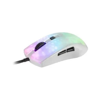 Mars Gaming MMRW Ratón Gaming RGB Chroma 12800 DPI Blanco