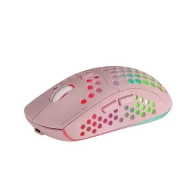 Mars Gaming MMW3 Ratón Gaming Inalámbrico RGB Flow 3200DPI Rosa
