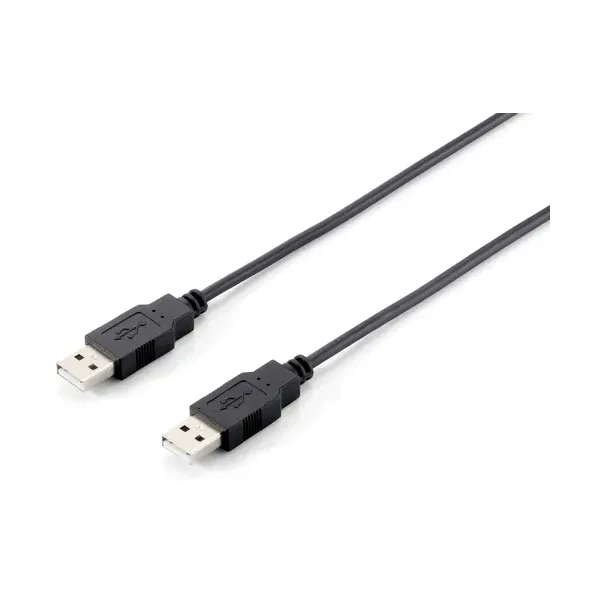 Equip Cable USB 2.0 Tipo A a Tipo A Macho/Macho 1.8m Negro