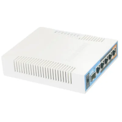 MikroTik RB962UIGS-5HACT2HNT Router WiFi 5 Doble Banda MikroTik RB962UIGS-5HACT2HNT Router WiFi 5 Doble Banda