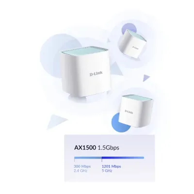 D-link m15-2 wifi mesh eagle pro ai ax1500 2-pk D-link m15-2 wifi mesh eagle pro ai ax1500 2-pk