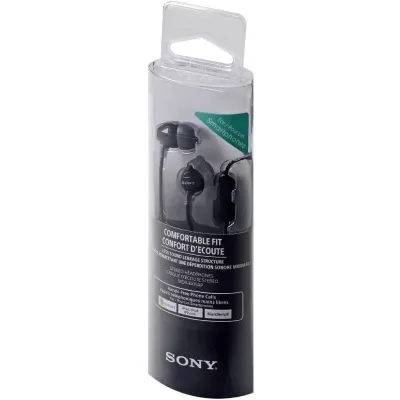 Sony MDR-EX15AP Auriculares con Micrófono Negro Sony MDR-EX15AP Auriculares con Micrófono Negro