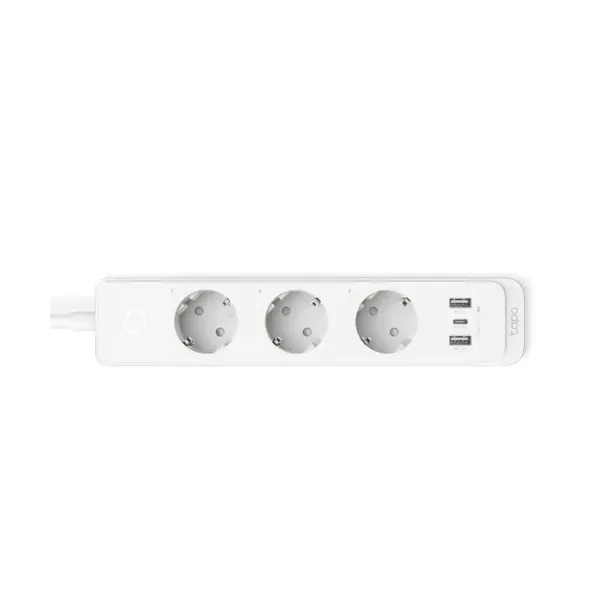 TP-Link Tapo P300 Regleta Inteligente WiFi 3 Tomas + 3 USB Carga Rápida Blanca