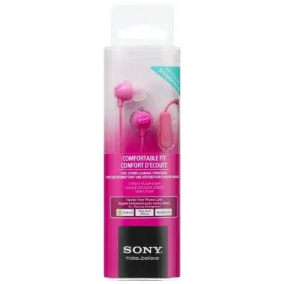 Sony MDR-EX15AP Auriculares con Micrófono Rosa Sony MDR-EX15AP Auriculares con Micrófono Rosa