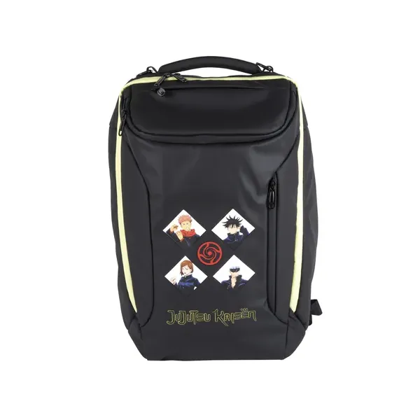 Mochila Gaming Konix Jujutsu Kaisen 17" Backpack 11 Bolsillos Interiores 4 Exteriores Kx-juju-bpk-17