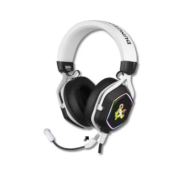 Headset Konix Dungeons And Dragons 7.1 Rainbow Micro Flexible Multiplataforma Kx-dnd-gh-rbw-pc