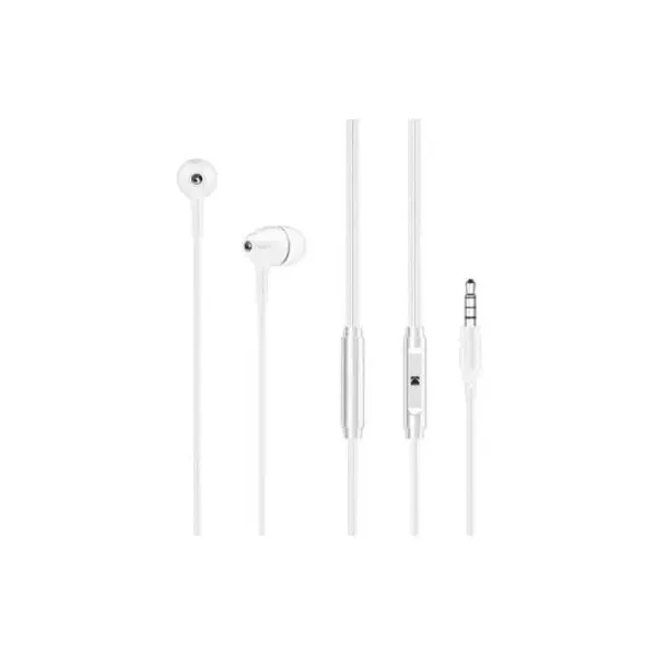 Kodak Auriculares 165+ Con Microfono Intrauditivos Silicona Blancos