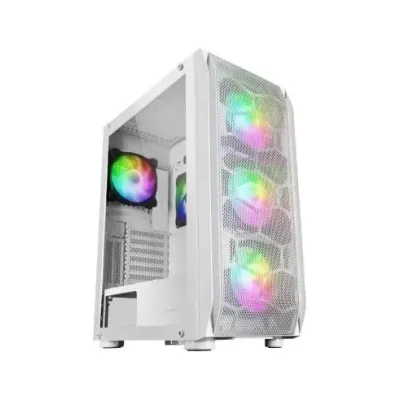 Mars Gaming MC-KX ARGB Cristal Templado USB 3.0 Blanca