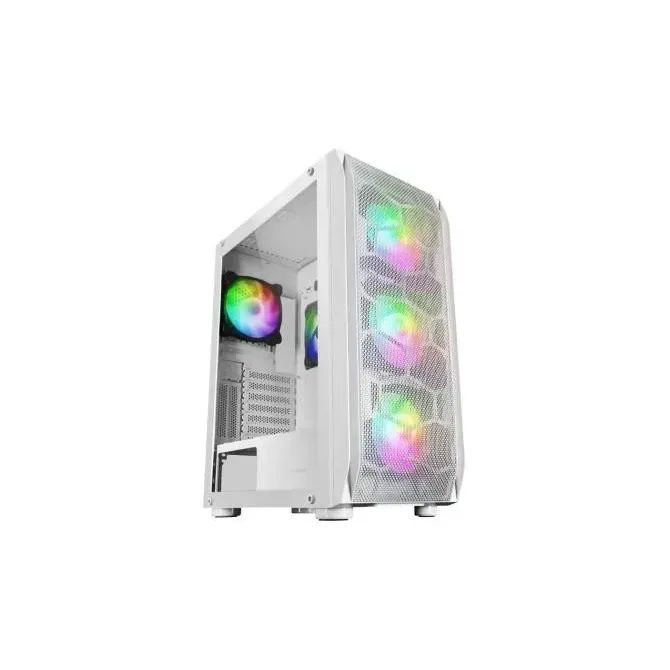 Mars Gaming MC-KX ARGB Cristal Templado USB 3.0 Blanca