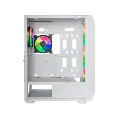 Mars Gaming MC-KX ARGB Cristal Templado USB 3.0 Blanca