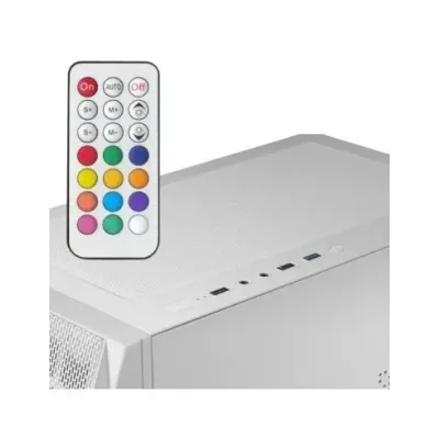 Mars Gaming MC-KX ARGB Cristal Templado USB 3.0 Blanca
