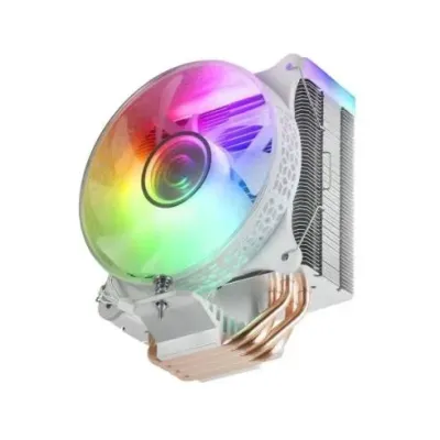 Mars Gaming MCPU-VR Doble ARGB Ventilador CPU 120mm Blanco