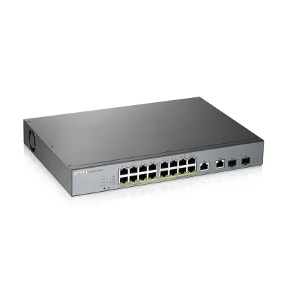 Zyxel ZY-GS135018HP Switch 16 Puertos Gigabit + 2 SFP Zyxel ZY-GS135018HP Switch 16 Puertos Gigabit + 2 SFP