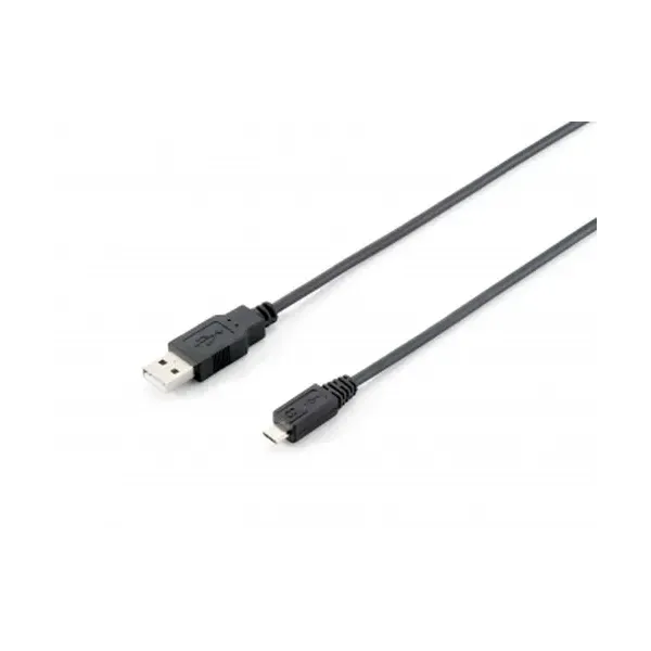 Equip Cable USB 2.0 a MicroUSB M/M 1m Negro