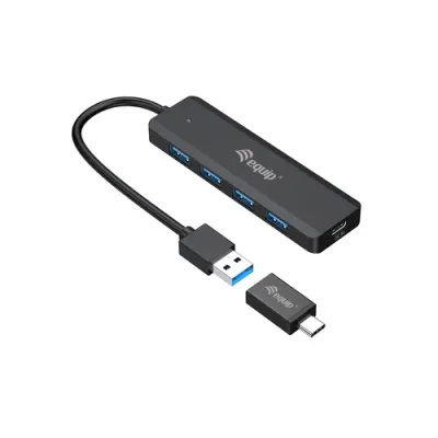 Hub Usb 3.2 Equip Life A 4 Puertos Usb 3.2 Incluye Adaptador