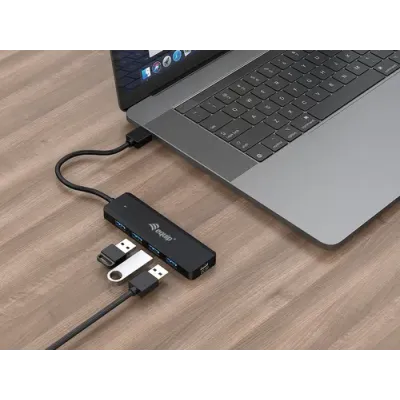 Hub Usb 3.2 Equip Life A 4 Puertos Usb 3.2 Incluye Adaptador
