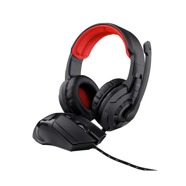 Trust 24761 Pack Gaming Ratón + Auriculares