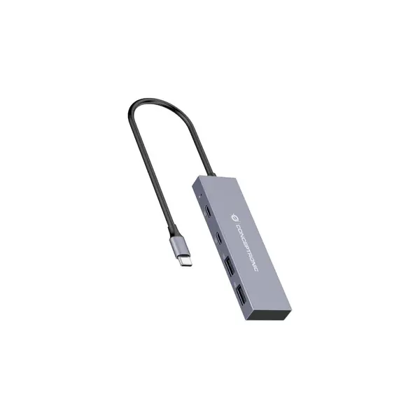 Conceptronic HUBBIES13G Hub USB-C 3.2 10Gbps 2x Puertos USB-C + 2x Puertos USB-A