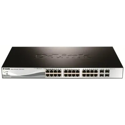 D-Link DGS-1210-28P/E Smart+ Switch Gestionado 24 Puertos D-Link DGS-1210-28P/E Smart+ Switch Gestionado 24 Puertos