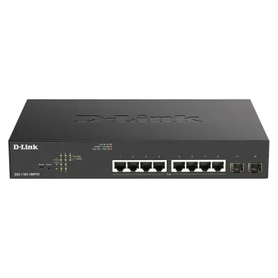 D-link dgs-1100-10mpv2/e switch 8xgb poe+ 2xsfp D-link dgs-1100-10mpv2/e switch 8xgb poe+ 2xsfp